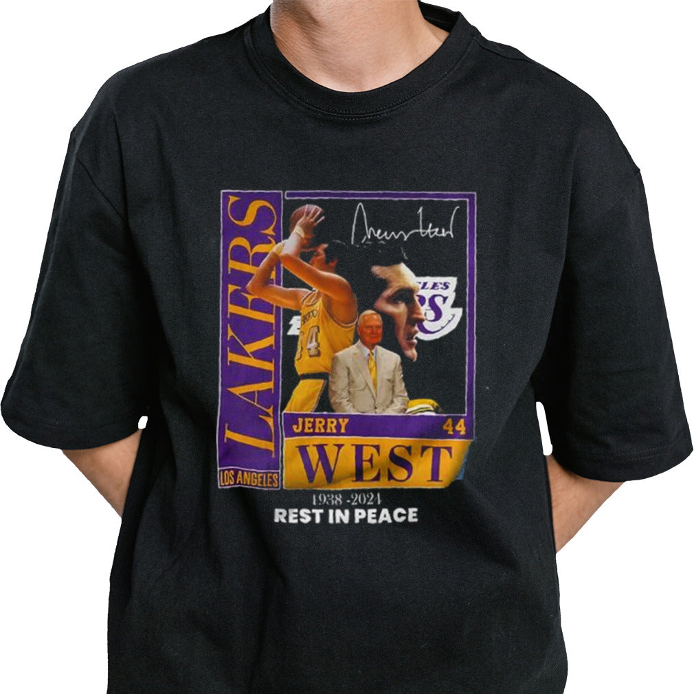 Jerry West Los Angeles Dodgers 1938-2024 Rest In Peace Signature Shirt