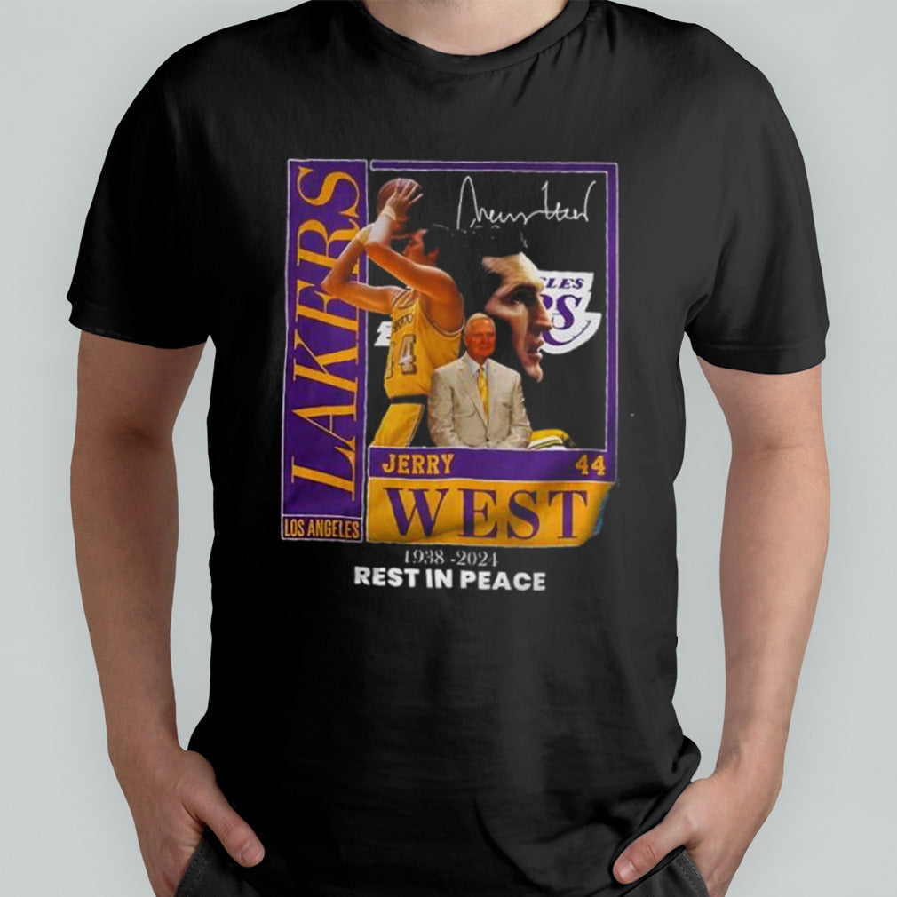 Jerry West Los Angeles Dodgers 1938-2024 Rest In Peace Signature Shirt