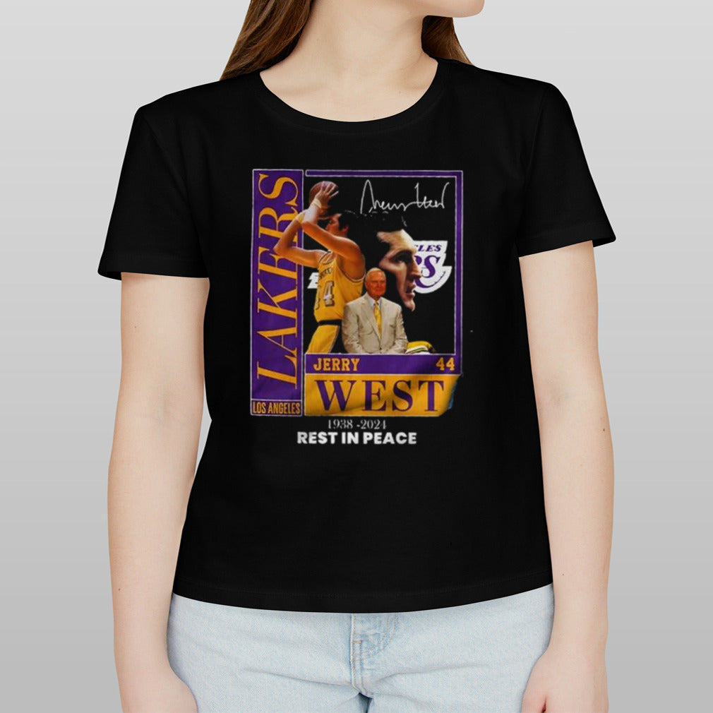 Jerry West Los Angeles Dodgers 1938-2024 Rest In Peace Signature Shirt