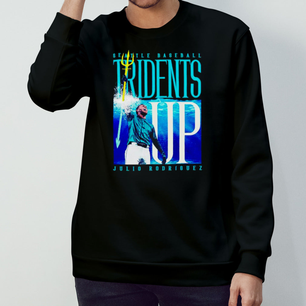 Julio Rodriguez Seattle baseball tridents up shirts