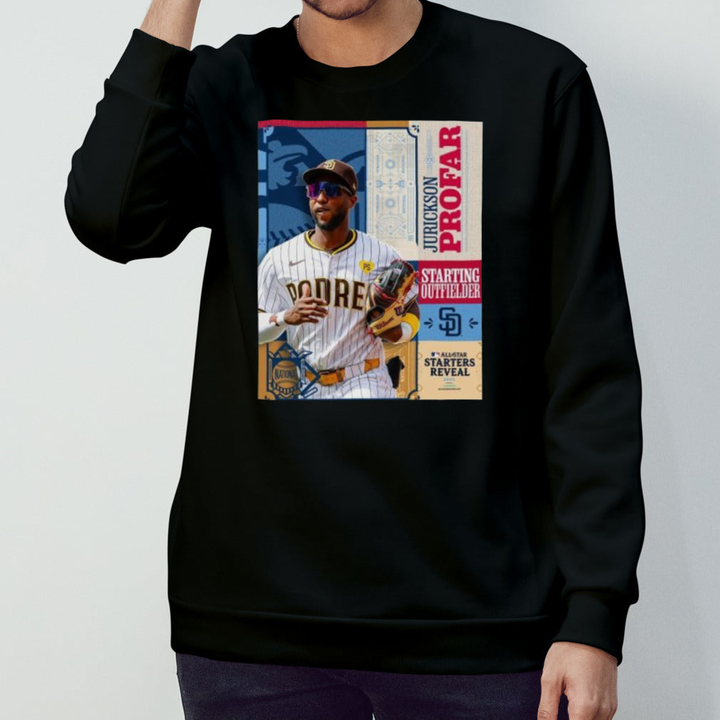 Jurickson Profar San Diego Padres Starting Designated Hitter All Star Starters Revealed 2024 shirt