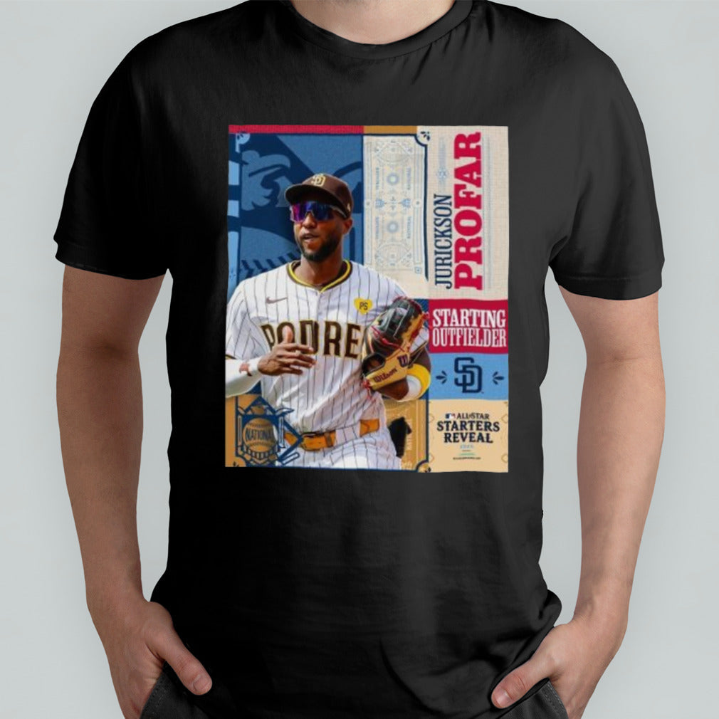 Jurickson Profar San Diego Padres Starting Designated Hitter All Star Starters Revealed 2024 shirt