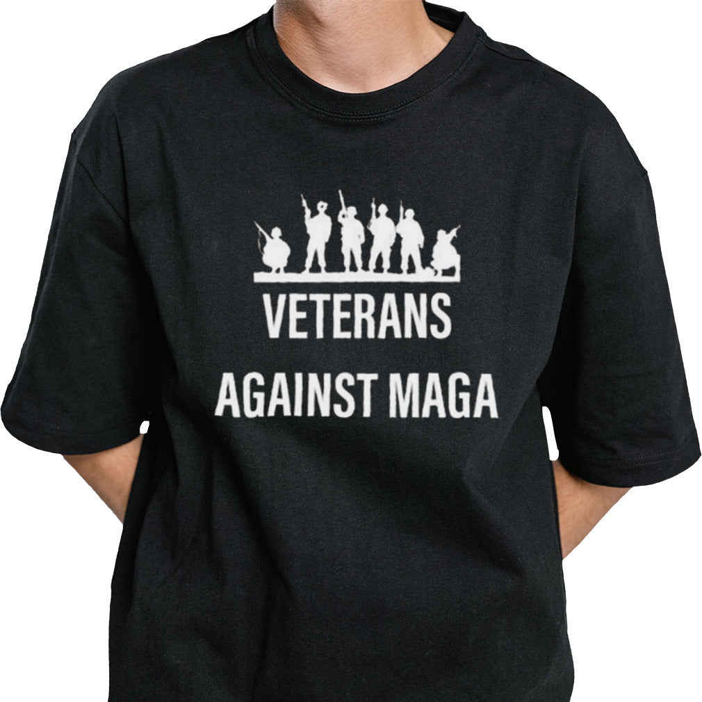 Just Saying Veterans Against Maga T-shirt