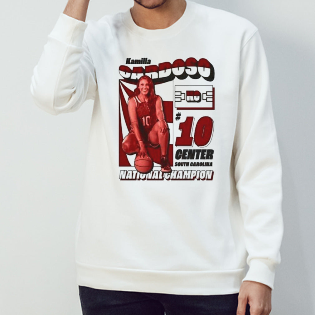 Kamilla Cardoso 10 Center South Carolina National Champions shirts