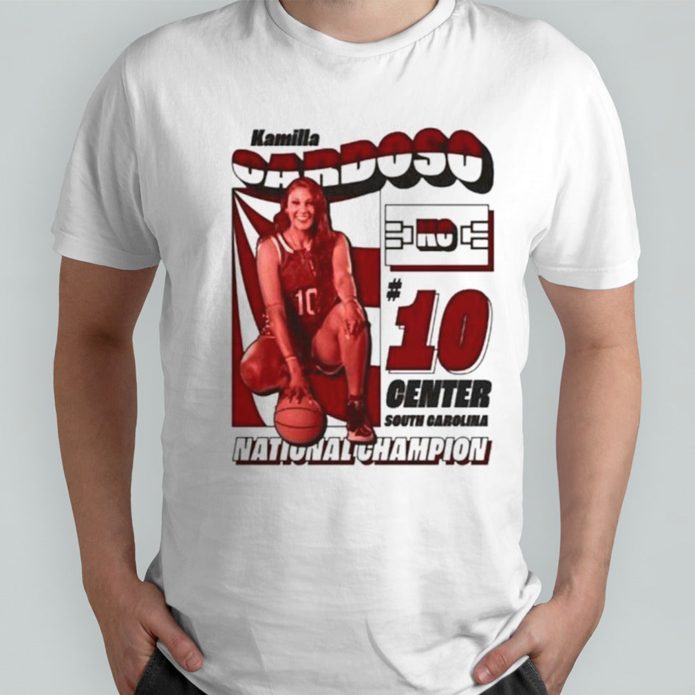 Kamilla Cardoso 10 Center South Carolina National Champions shirts