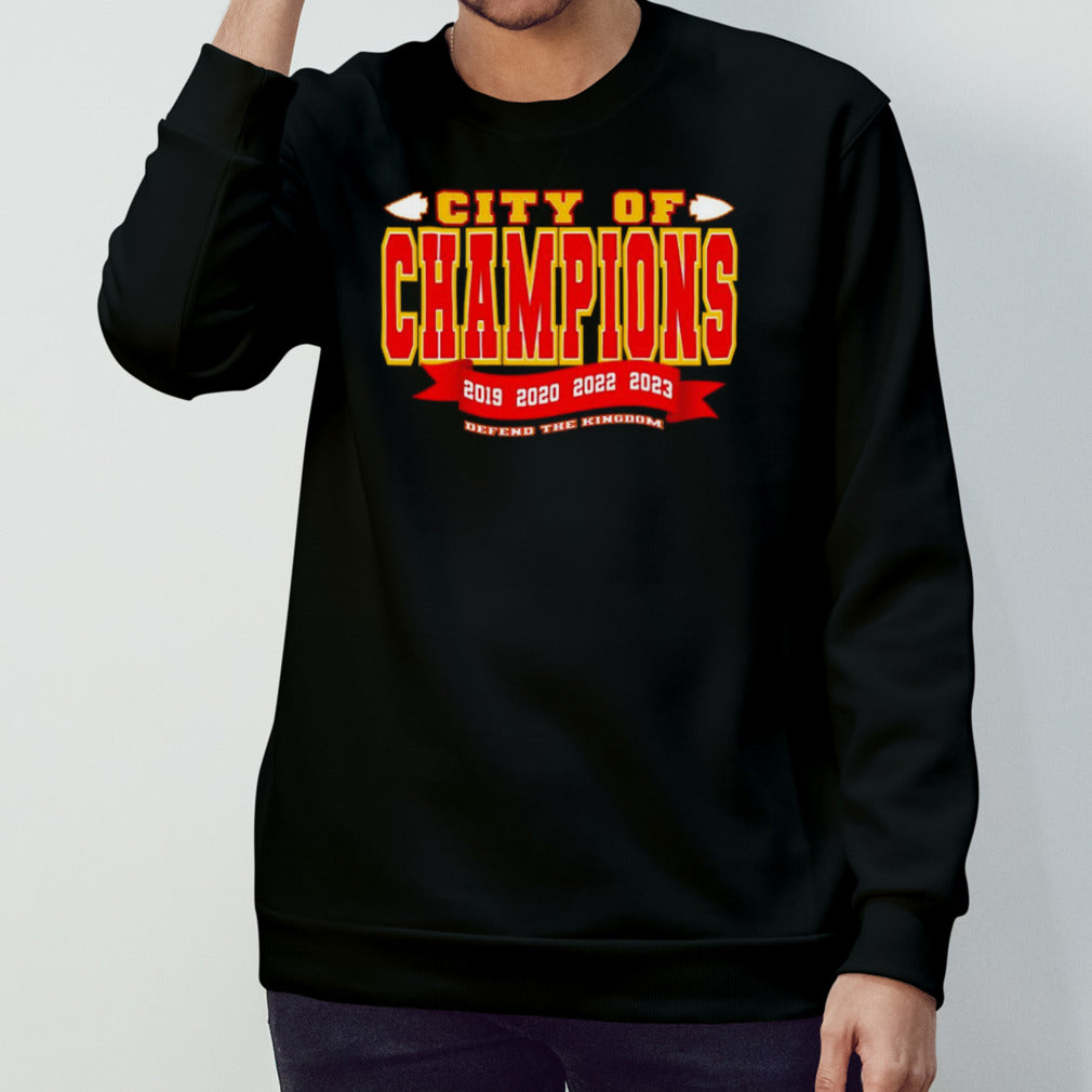 Kansas City Chiefs city of champions defend the Kingdom shirts