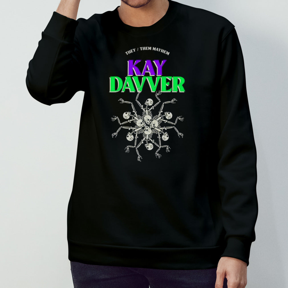 Kay Davver dancing skeletons shirts