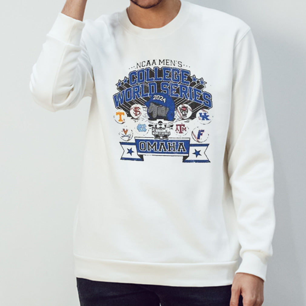 Kentucky Wildcats 2024 NCAA Menâ€™s College World Series 8 Team Omaha shirt