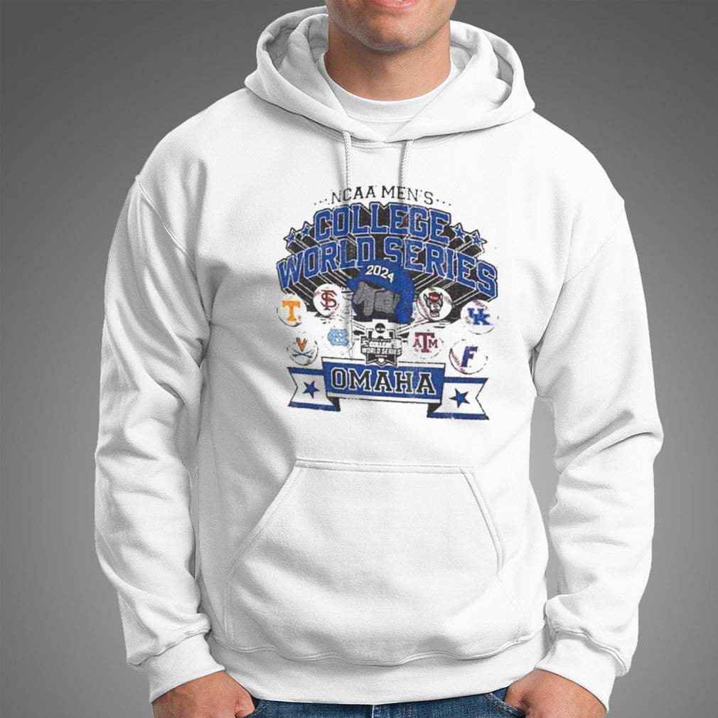 Kentucky Wildcats 2024 NCAA Menâ€™s College World Series 8 Team Omaha shirt