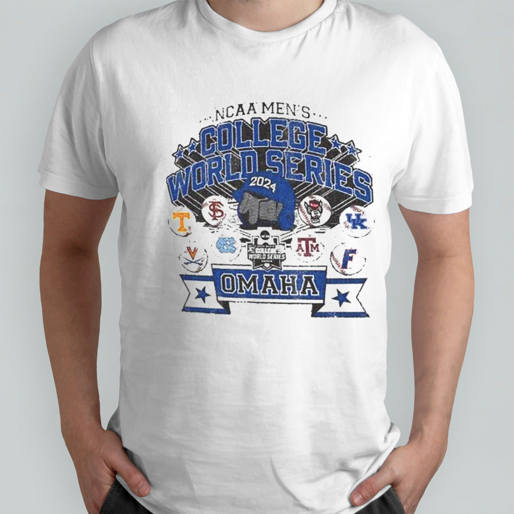 Kentucky Wildcats 2024 NCAA Menâ€™s College World Series 8 Team Omaha shirt