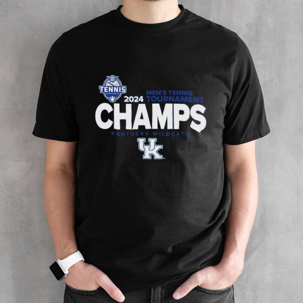 Kentucky Wildcats 2024 SEC Mensâ€™s Tennis Champions Locker Room T-Shirts
