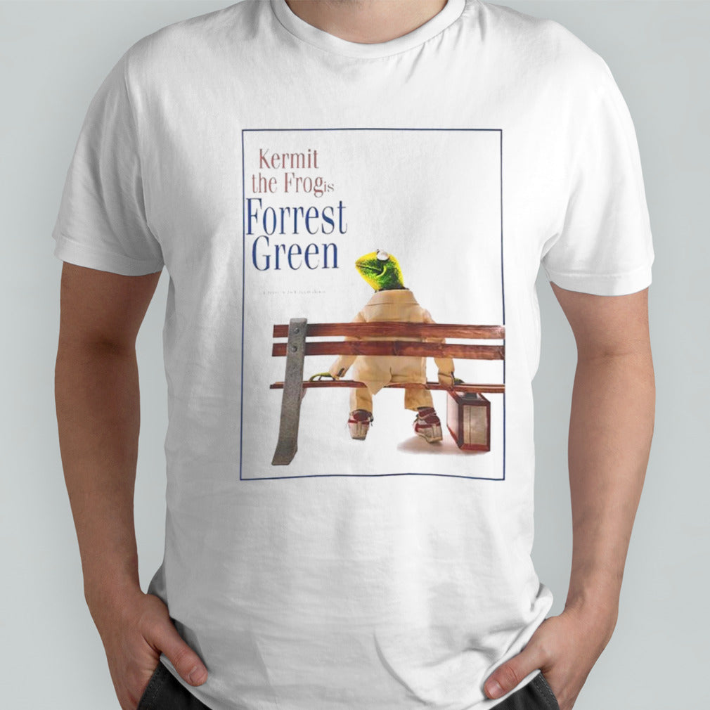 Kermet the frog is Forrest Green shirts