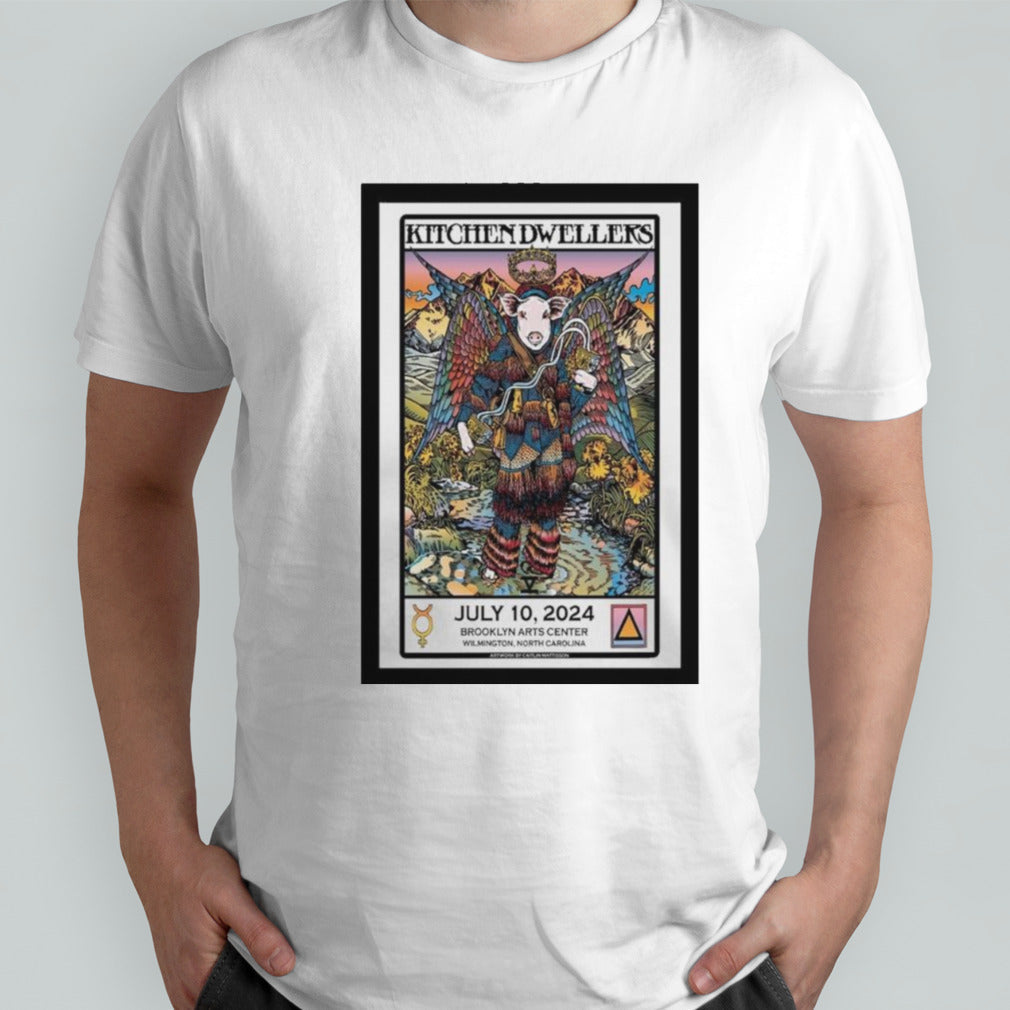 Kitchen Dwellers Brooklyn Arts Center Wilmington NC July 10 2024 Poster Shirts