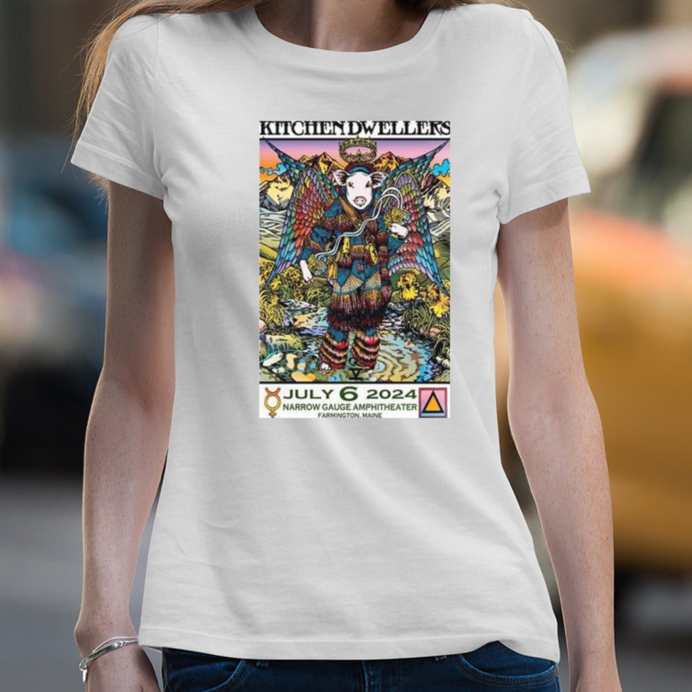 Kitchen Dwellers July 6 2024 Narrow Gauge Cinemas Farmington ME Poster Shirt