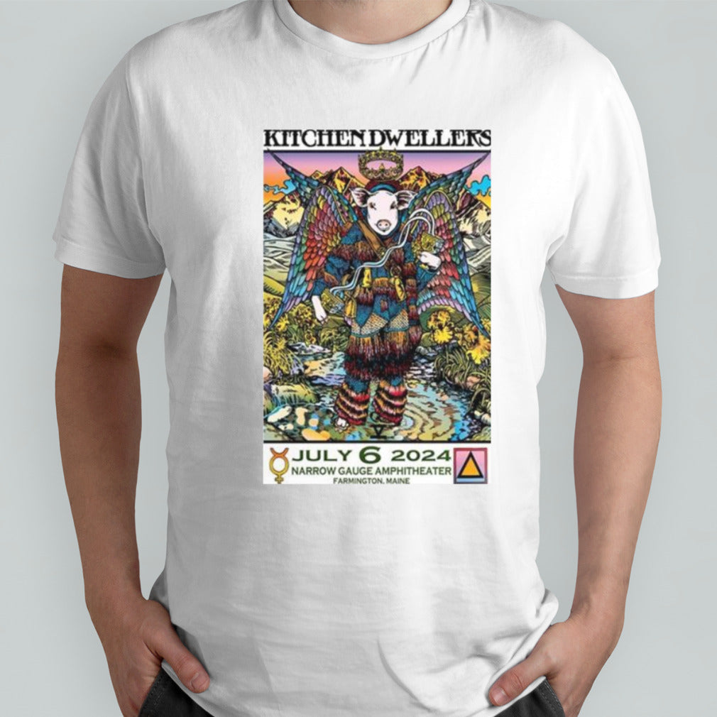 Kitchen Dwellers July 6 2024 Narrow Gauge Cinemas Farmington ME Poster Shirt