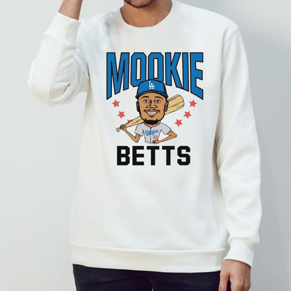 LA Dodgers Mookie Betts cartoon shirt
