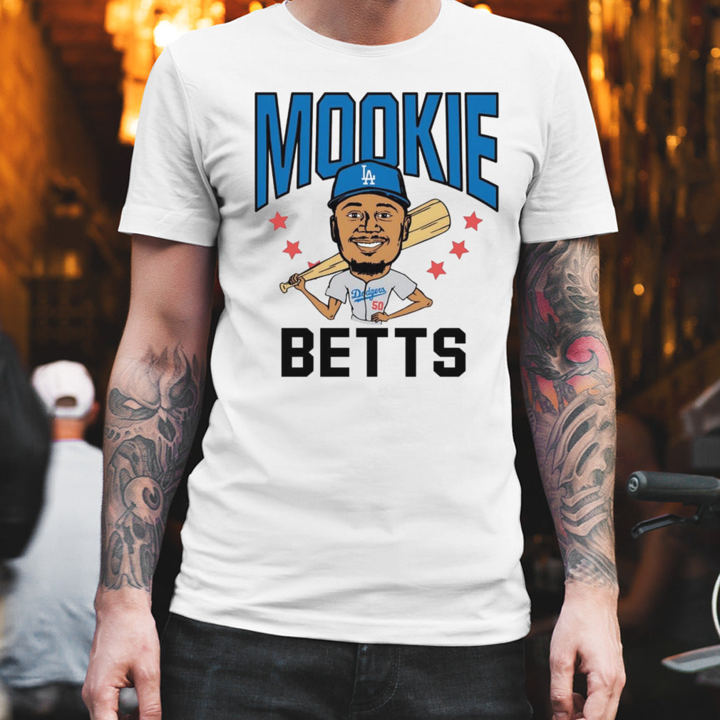 LA Dodgers Mookie Betts cartoon shirt