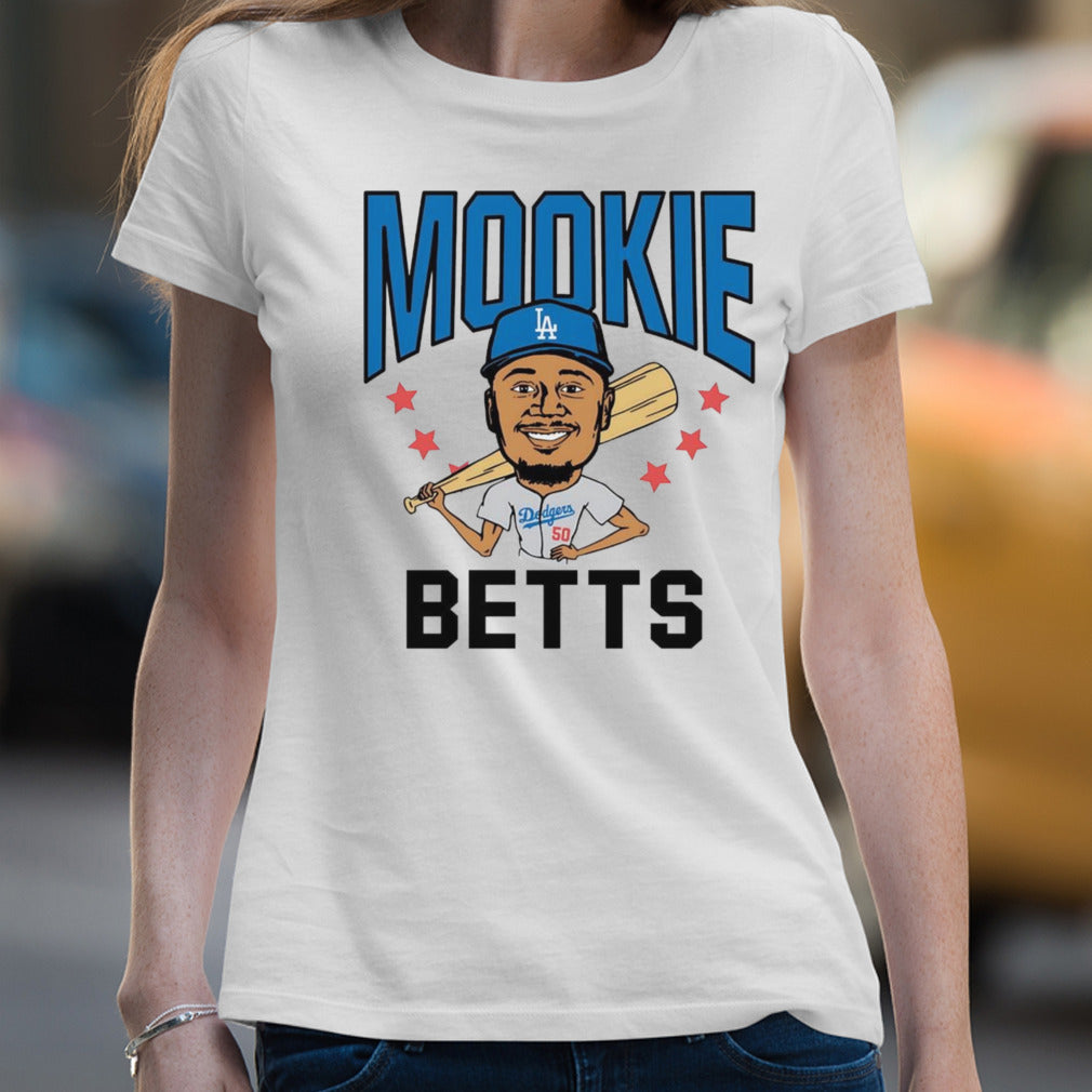 LA Dodgers Mookie Betts cartoon shirt