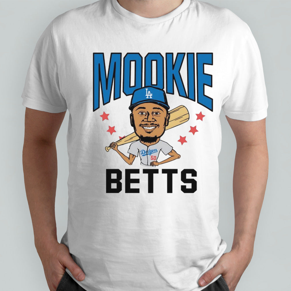 LA Dodgers Mookie Betts cartoon shirt