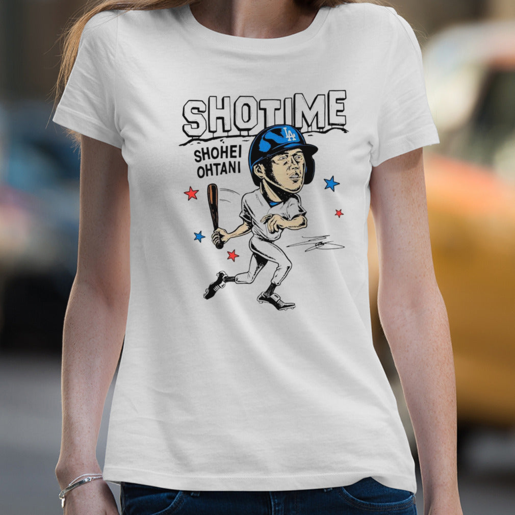 LA Dodgers Shohei Ohtani cartoon shirt