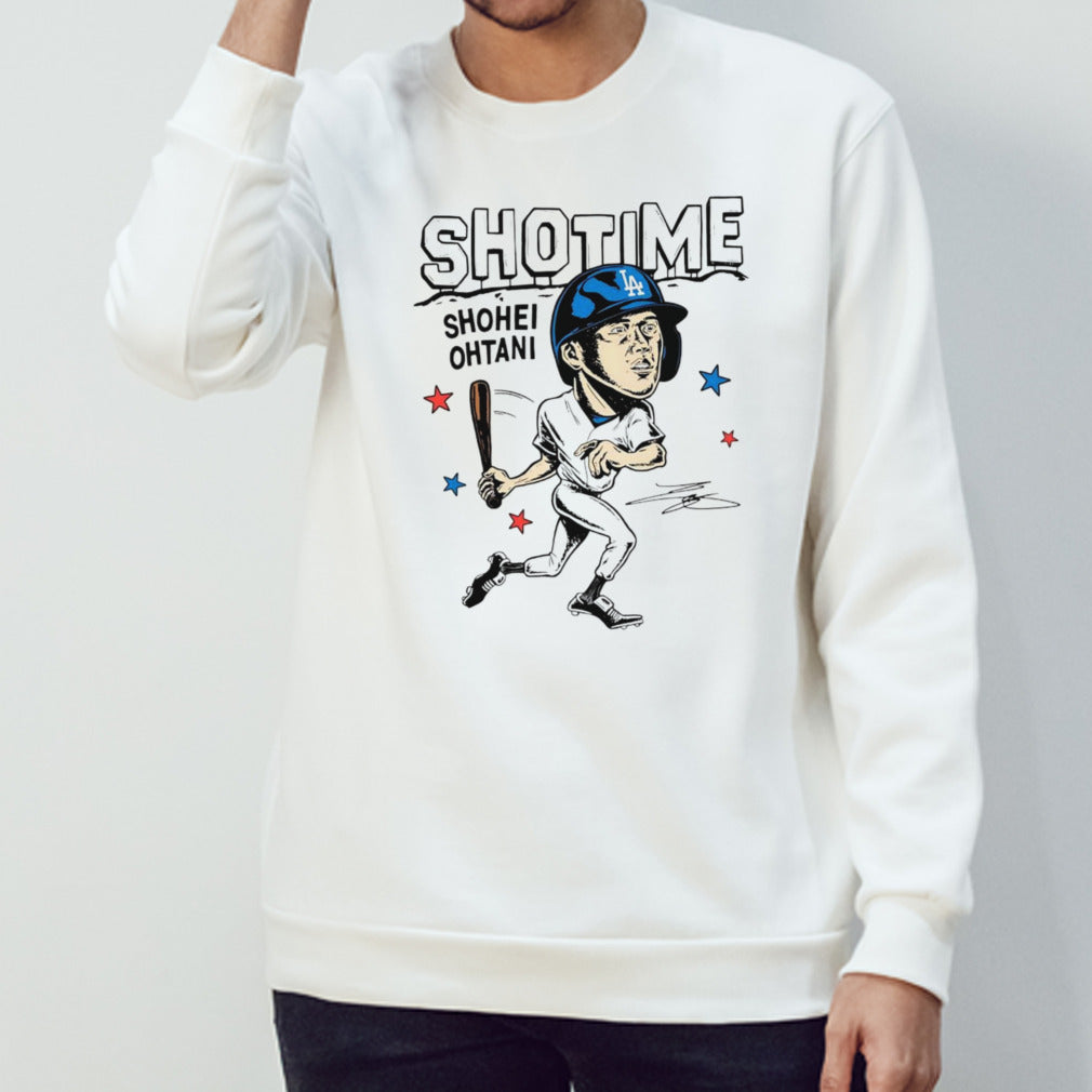 LA Dodgers Shohei Ohtani cartoon shirt