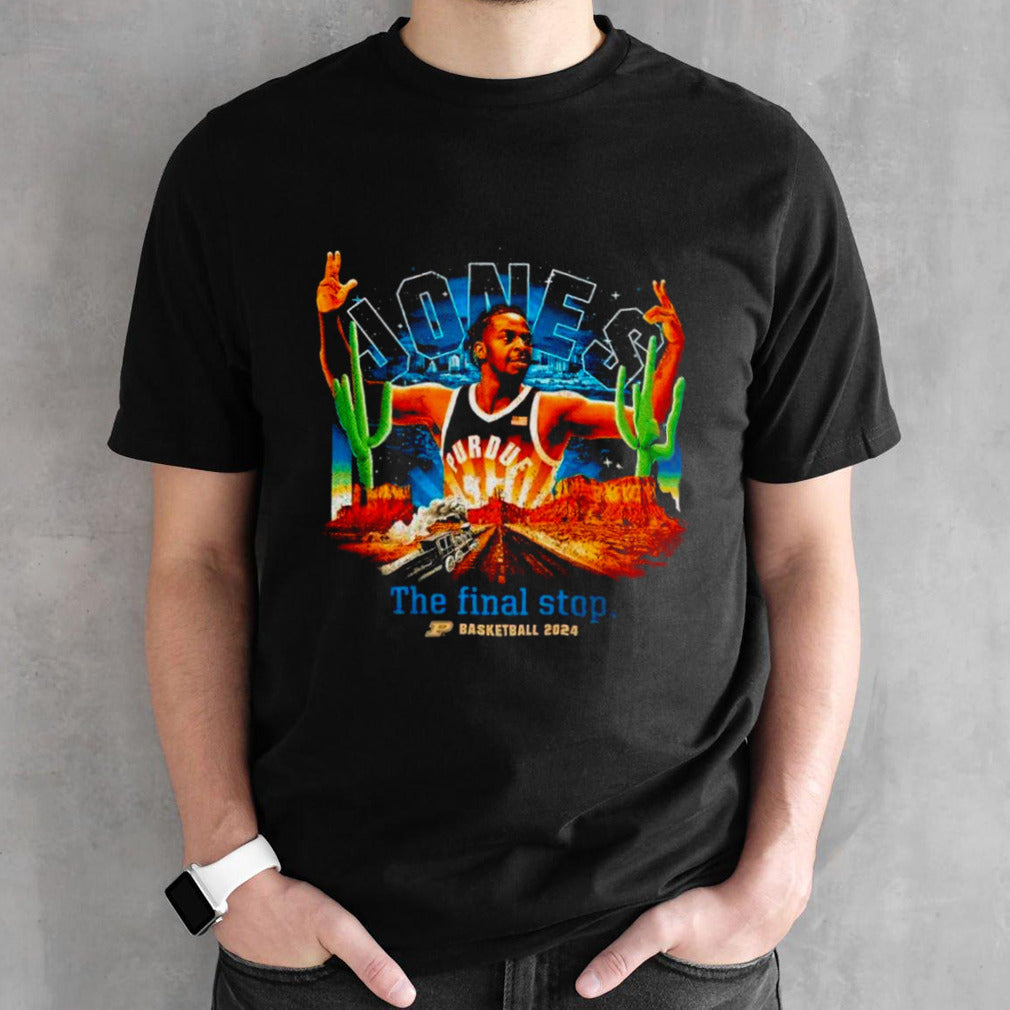 Lance Jones Purdue Boilermakers basketball 2024 the final stop shirts