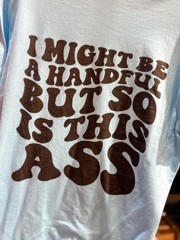 Large Blue Handful Tee