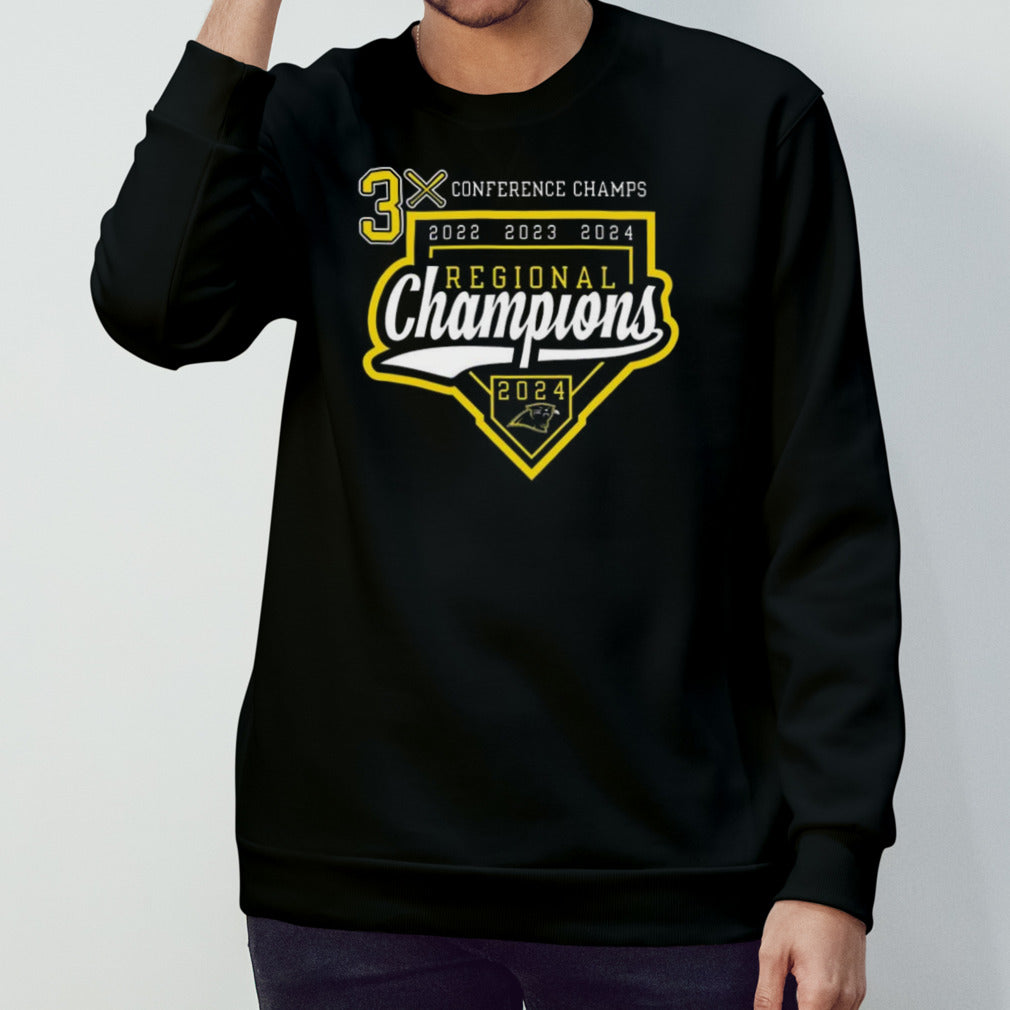 Le-Win Baseball 3x Conference Champs 2022 2023 2024 Regional Champions T-shirt