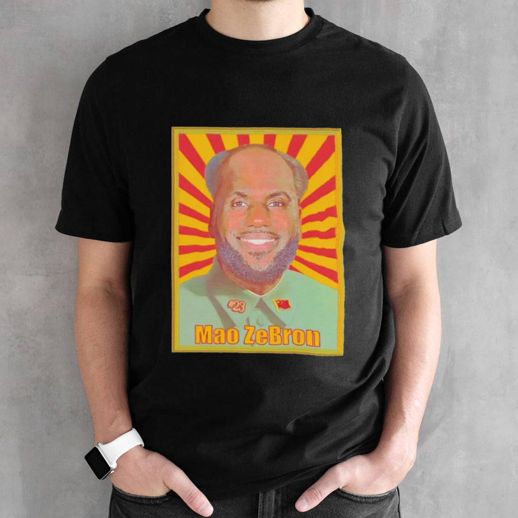 Lebron James Mao ZeBron meme shirts