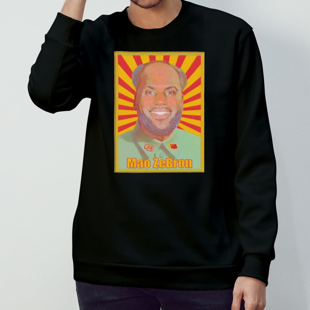 Lebron James Mao ZeBron meme shirts
