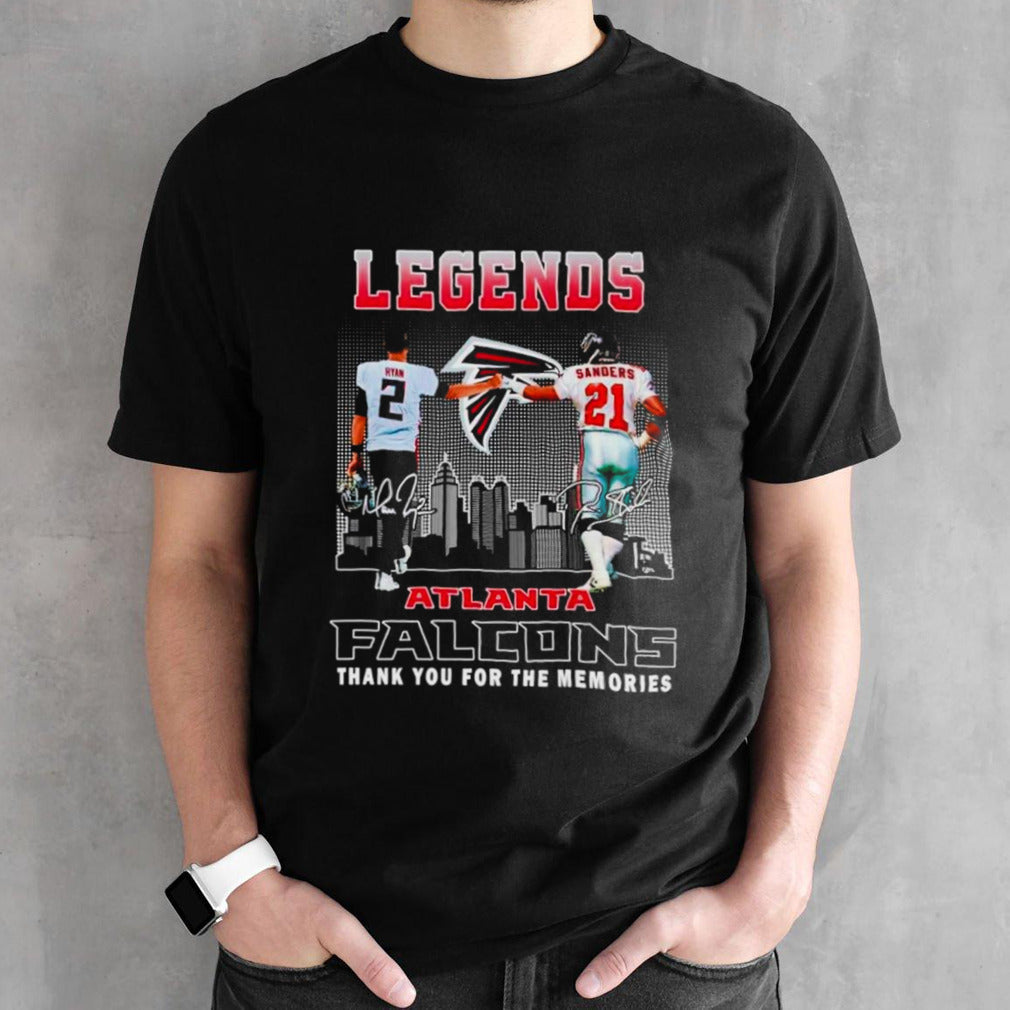 Legends Atlanta Falcons Ryan and Sanders thank you for the memories shirts