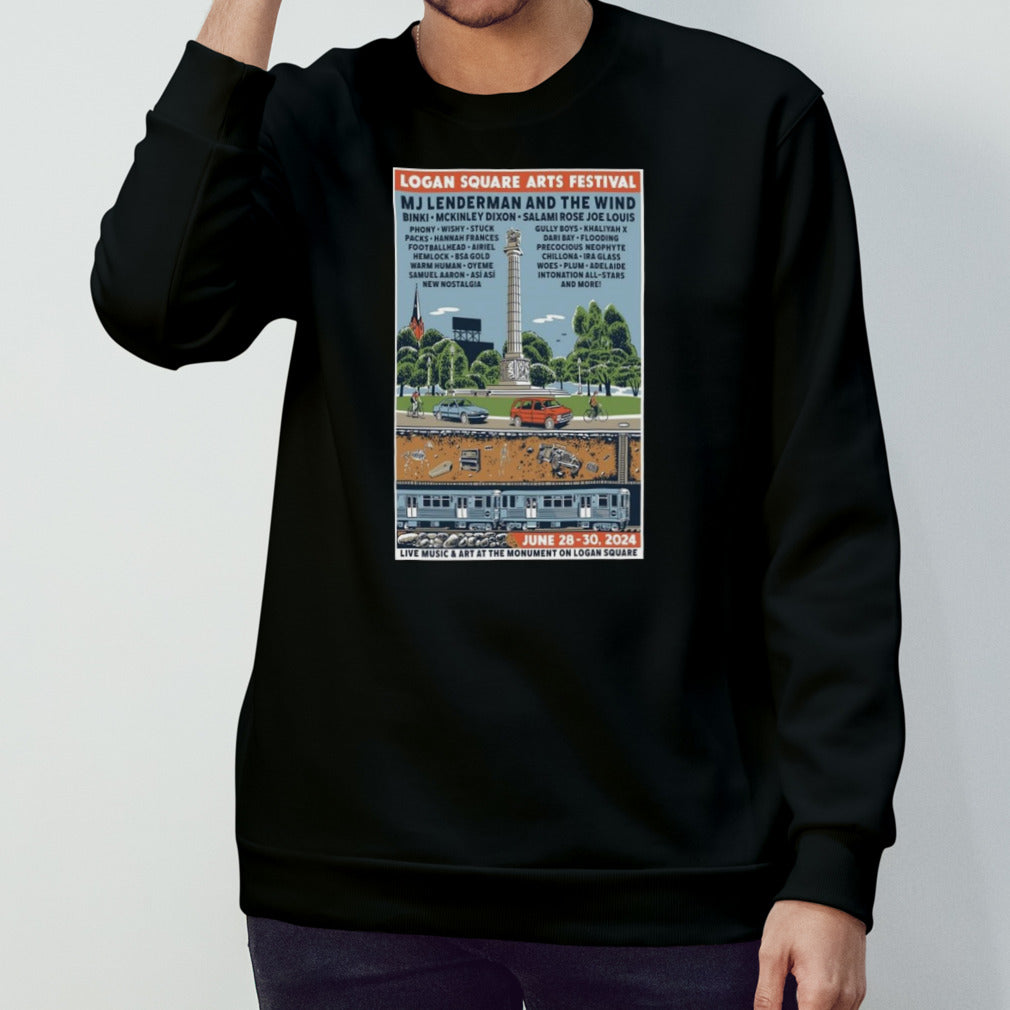 Logan Square Arts Festival June 28-30 2024 Chicago Poster Shirt