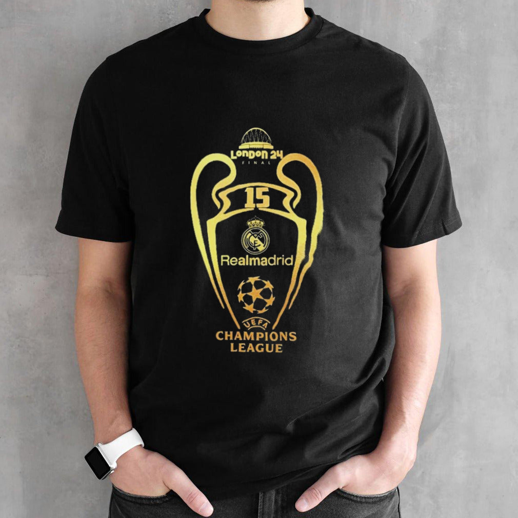 London 24 Final 15 Real Madrid UEFA Champions League T-Shirt