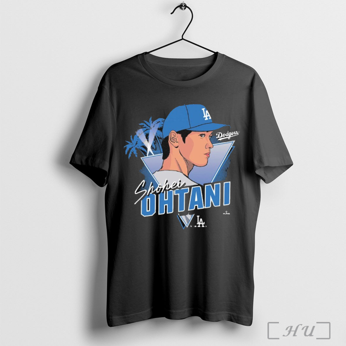 Los Angeles Dodgers Shohei Ohtani Player Caricature Franklin T Shirt Sweatshirt