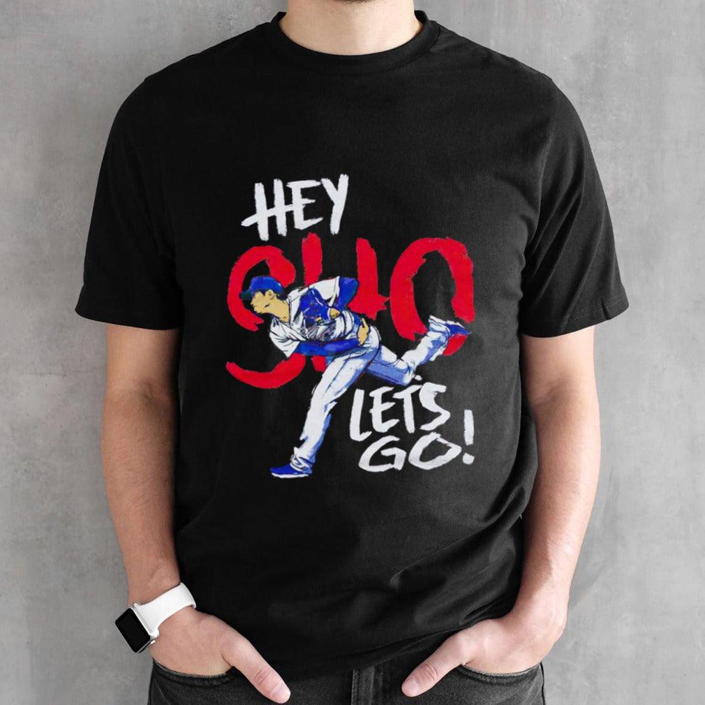 Los Angeles baseball Shohei Ohtani hey Sho letsâ€™s go shirts