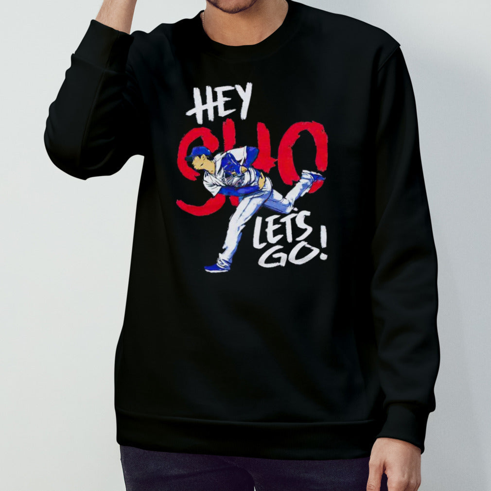 Los Angeles baseball Shohei Ohtani hey Sho letsâ€™s go shirts