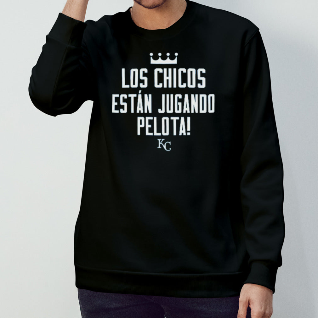 Los Chicos Estan Jugando Pelota KC Royals Shirt