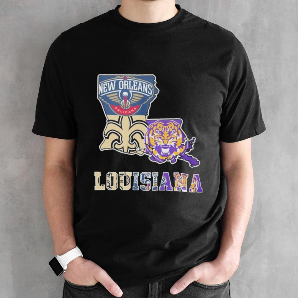 Louisiana Sports Teams Logo 2024 Shirt
