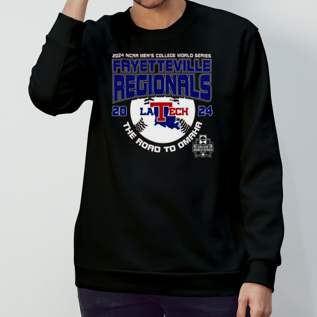 Louisiana Tech Bulldogs 2024 NCAA Division I Baseball Fayetteville Regional Shirt