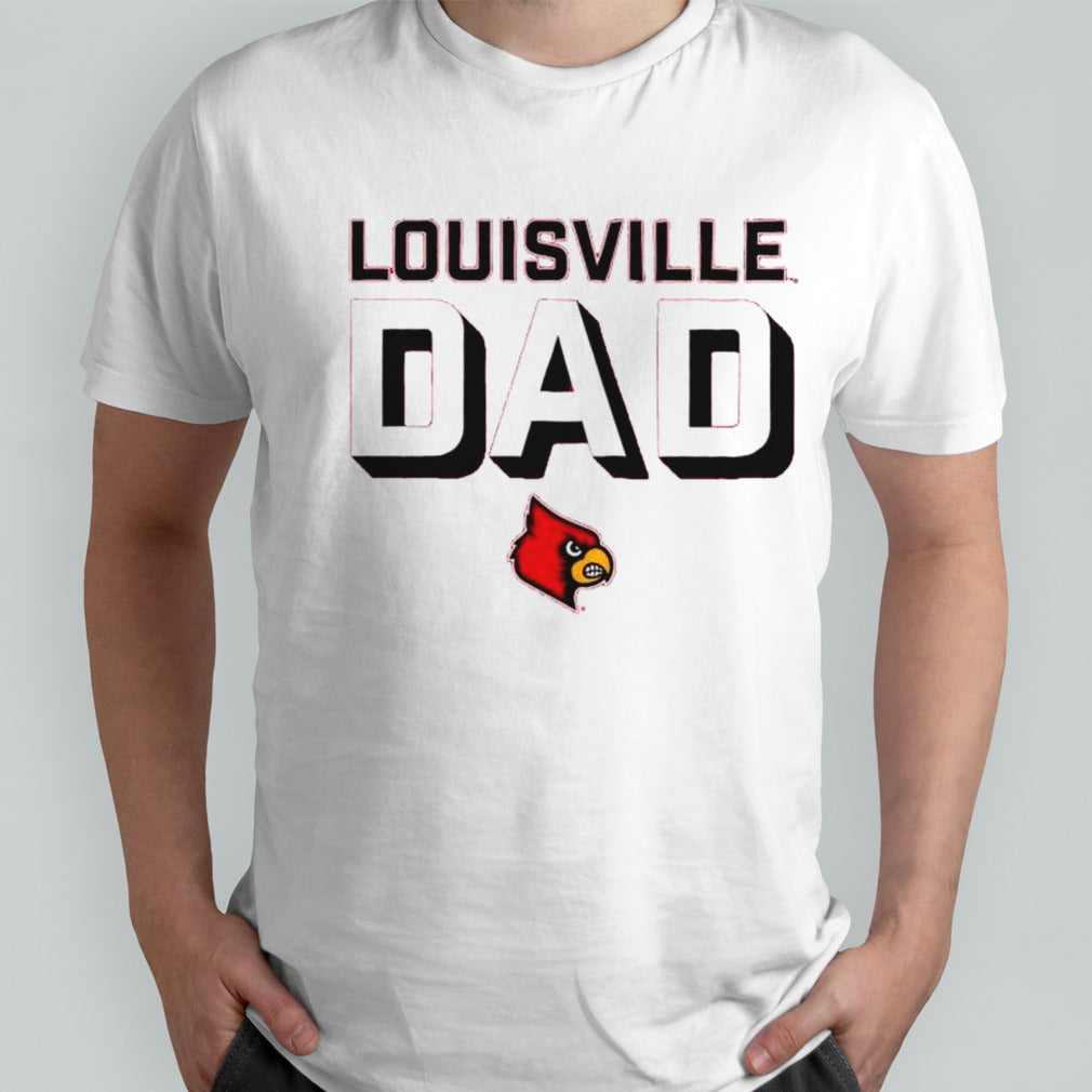 Louisville Cardinals Logo Louisville Dad T-Shirt