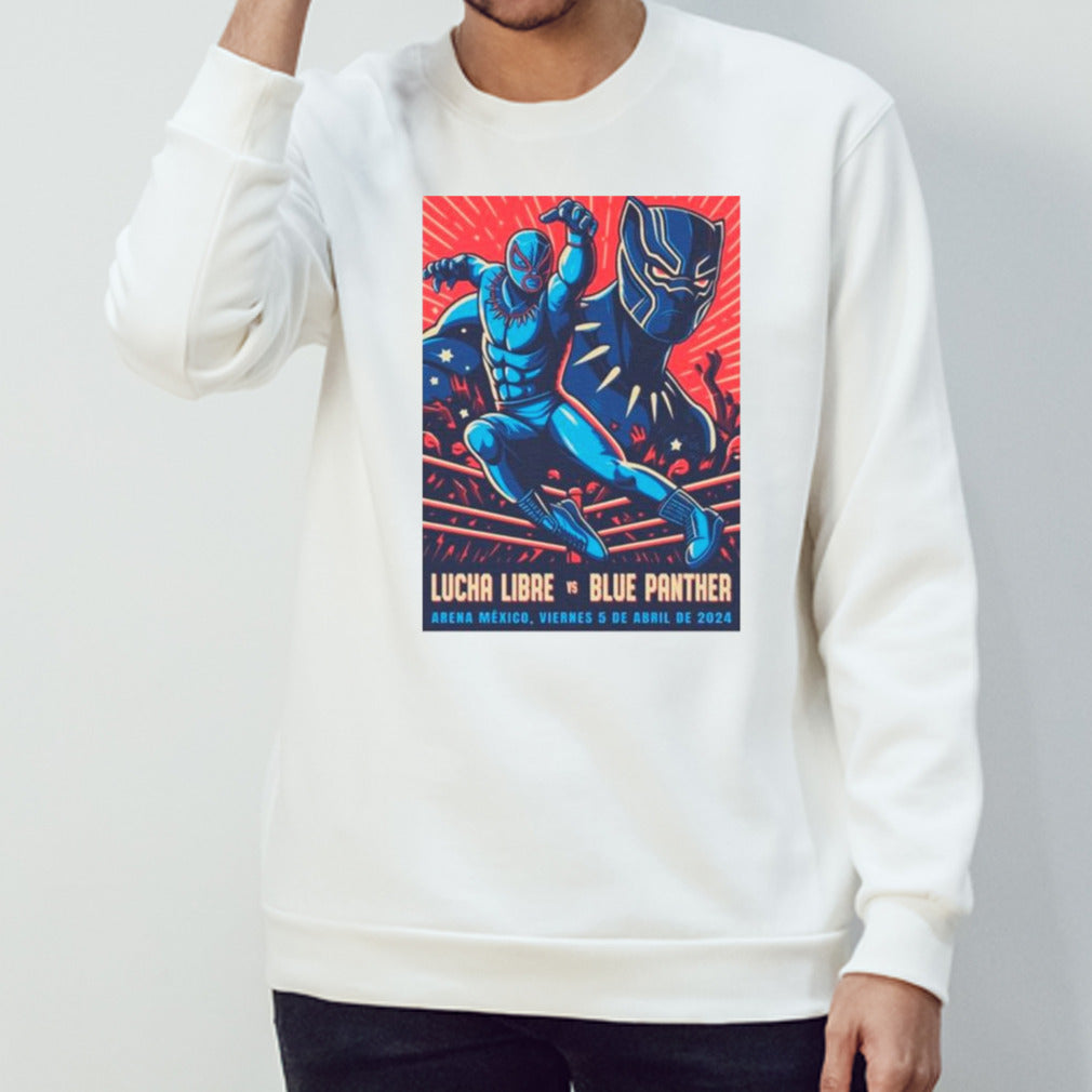 Lucha Libre vss. Blue Panther poster shirts