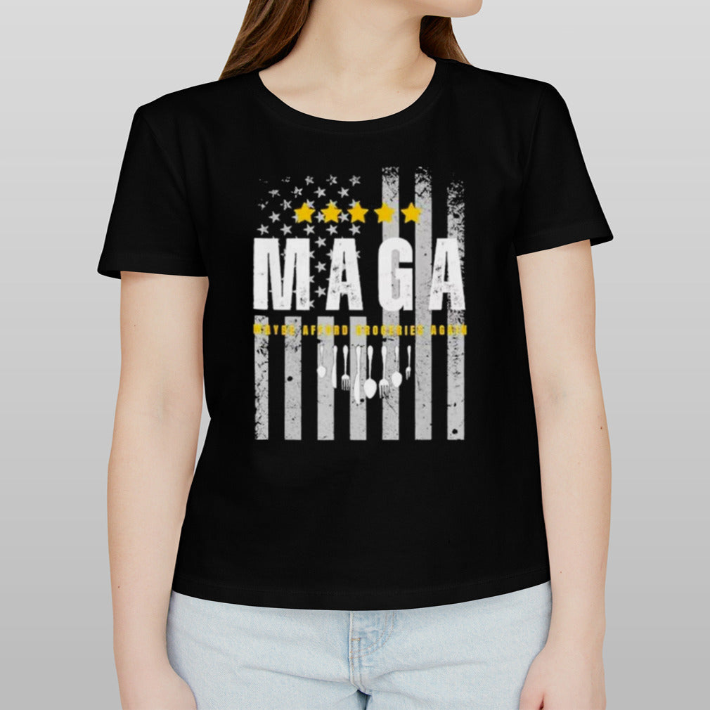 Maga 2024 Maga Maybe Afford Groceries Again Shirt