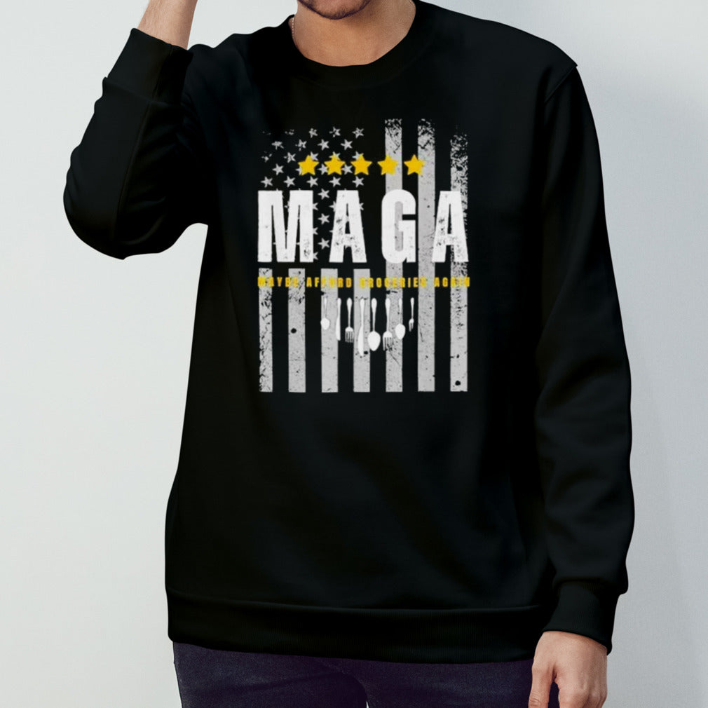 Maga 2024 Maga Maybe Afford Groceries Again Shirt