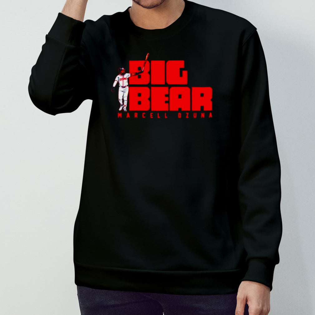 Marcell Ozuna Atlanta Braves baseball Big Bear shirts