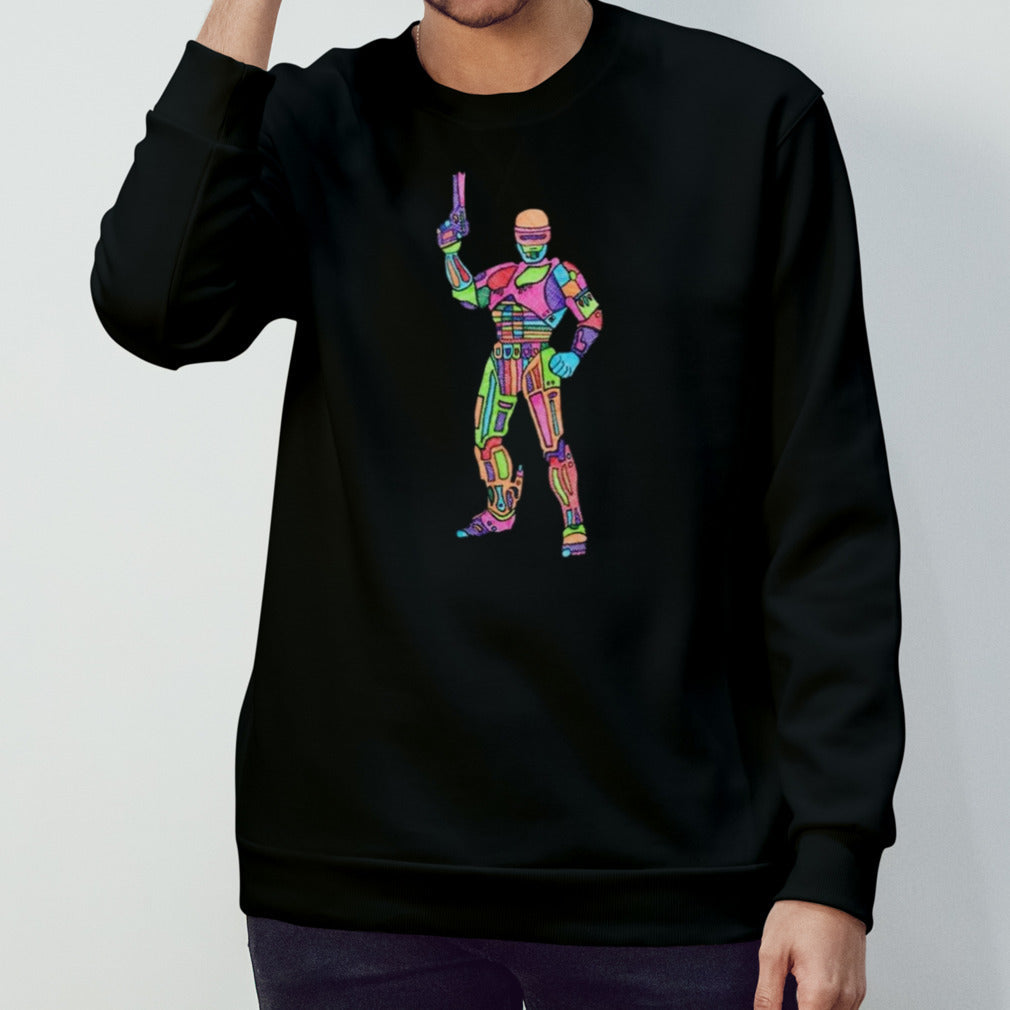 Marshall Julius Wearing Dead Or Alive Youâ€™re Coming With Tee Robocop T-shirt
