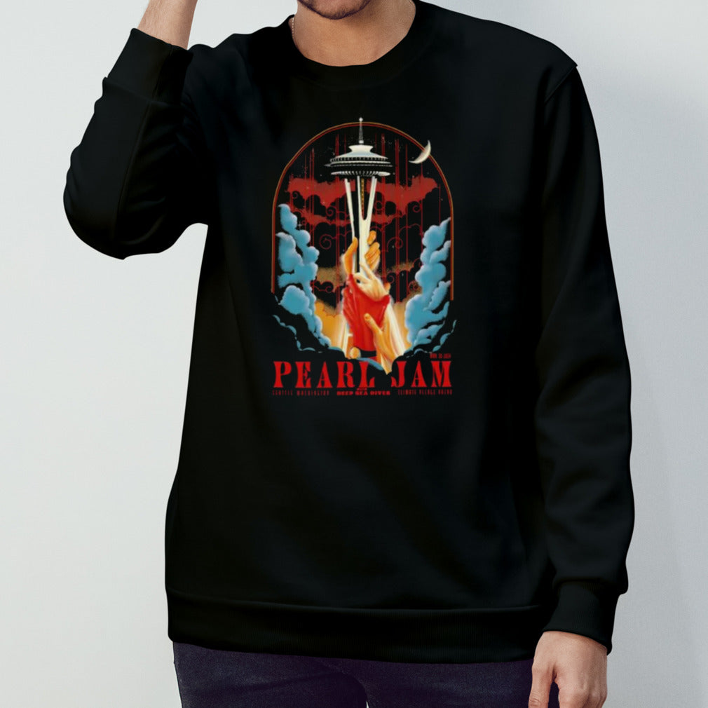 May 30, 2024 Pearl Jam Climate Pledge Arena With Deep Sea Diver Seattle Washington Shirt