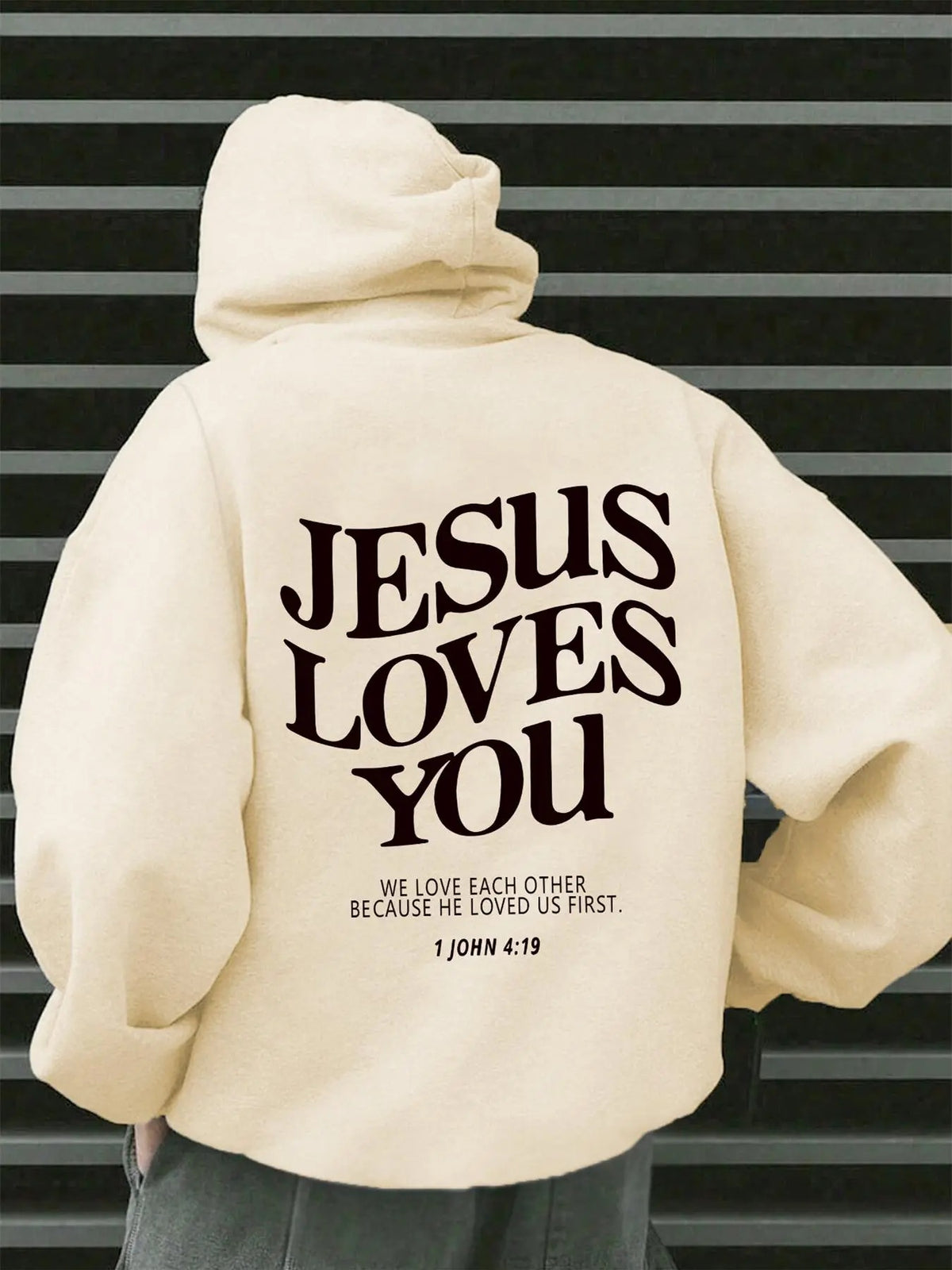 Men's Letter Print Drop Shoulder Hoodie, Fashion Casual Regular Fit Drawstring Pocket Hooded Sweatshirt for Daily Holiday Outdoor Wear, Men Clothes for Fall & Winter
