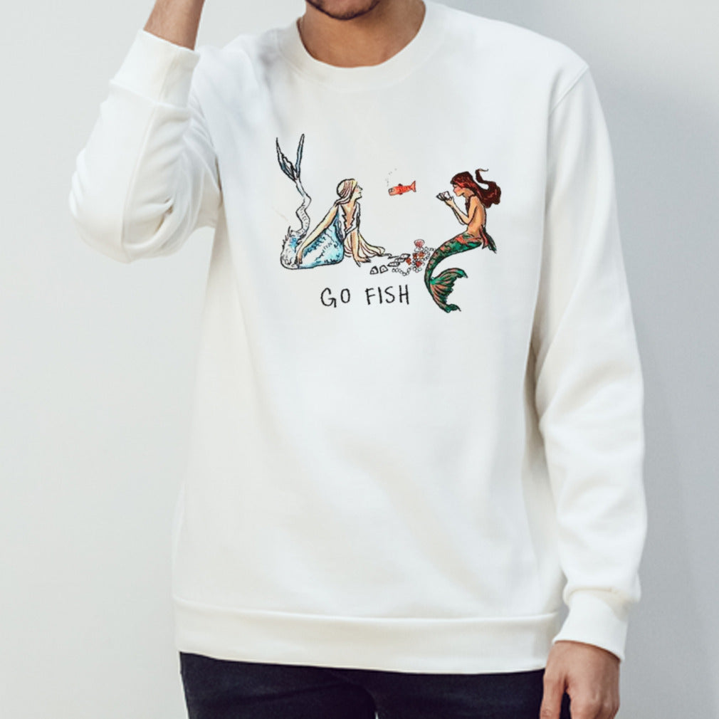 Mermaid poker go fish shirts