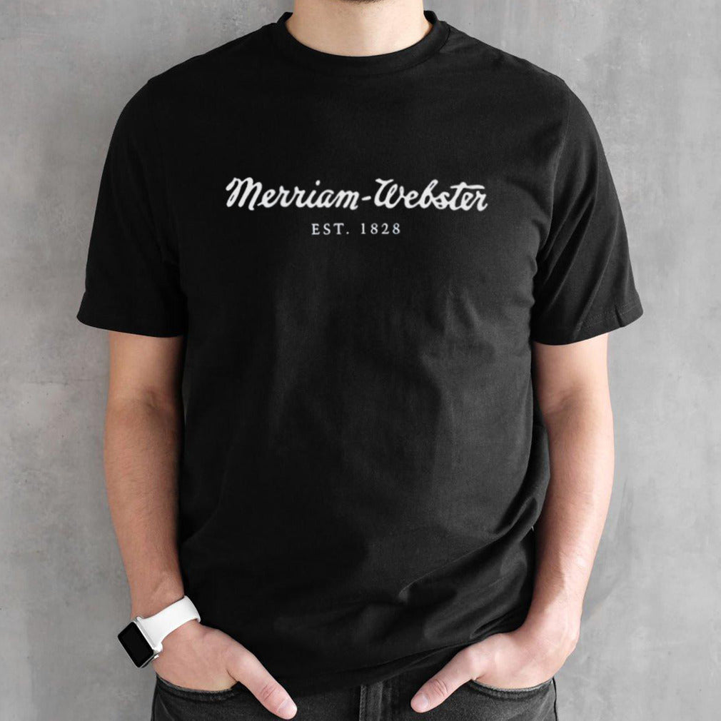 Merriam Webster vintage logo shirts