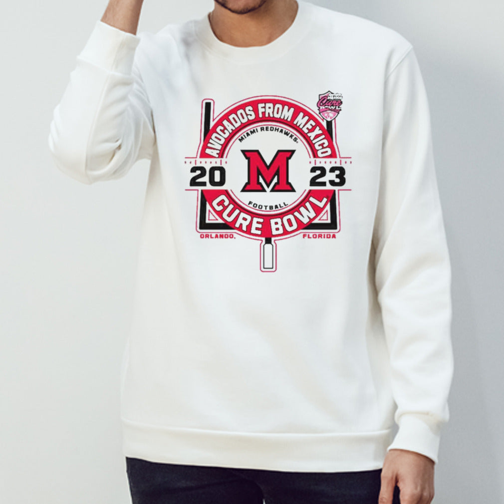 MiamI Redhawks football 2023 Cure bowl shirts